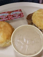 Country Ham Biscuit and Gravy